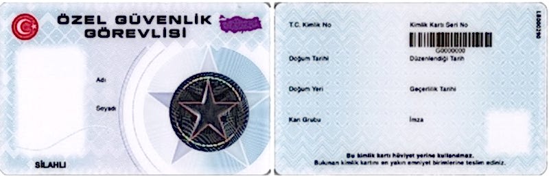  Özel Güvenlik Kart İşlemleri
